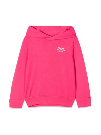 Tommy Hilfiger Nyc Hoodie In Pink