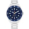 Tommy Hilfiger Oceanic Diver Watch Silver