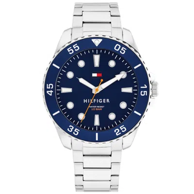 Tommy Hilfiger Oceanic Diver Watch Silver