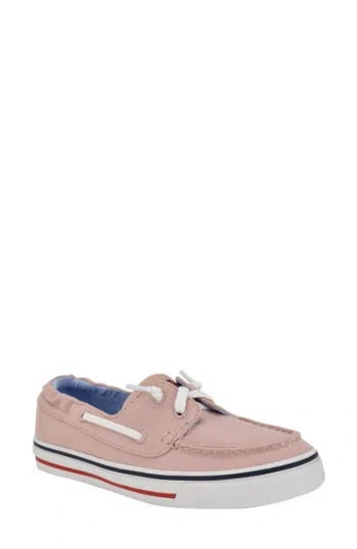 Tommy Hilfiger Oimate Boat Sneaker In Pink Denim