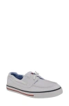 Tommy Hilfiger Oimate Boat Sneaker In White Denim