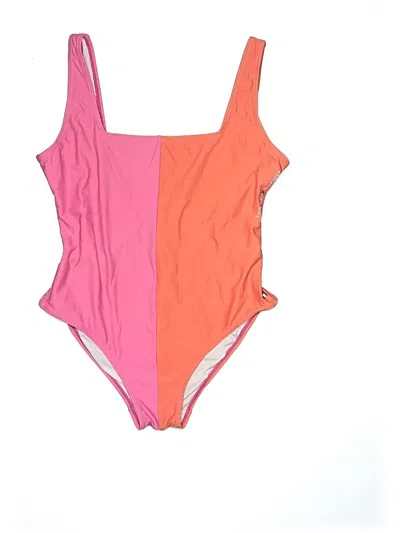 Pre-owned Tommy Hilfiger One Piece Swimsuit In Pink