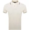 Tommy Hilfiger Open Collar Polo T Shirt Cream