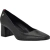 Tommy Hilfiger Opheili Block Heel Pump In Black