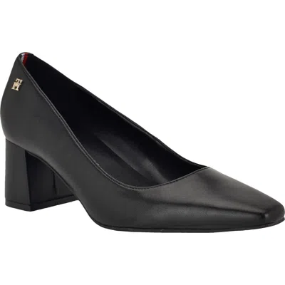 TOMMY HILFIGER TOMMY HILFIGER OPHEILI BLOCK HEEL PUMP