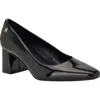 Tommy Hilfiger Opheili Block Heel Pump In Black