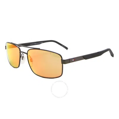 Tommy Hilfiger Orange Gradient Mirror Navigator Men's Sunglasses Th 1674/s 04jl/bj 59