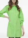 Tommy Hilfiger Organic Cotton Dress In Green