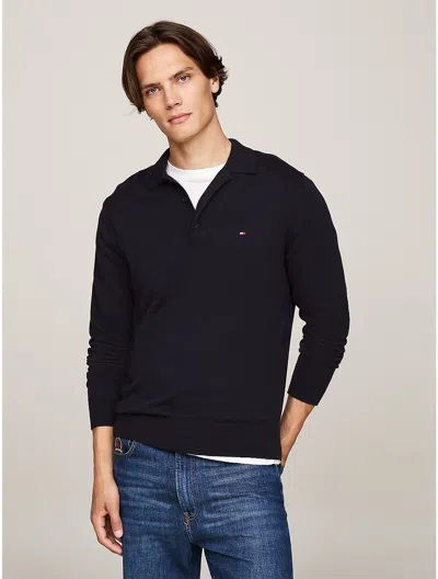 Tommy Hilfiger Quarter-zip Sweatshirt In Navy