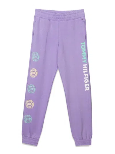 Tommy Hilfiger Overprint Organic Cotton Trousers In Animal Print