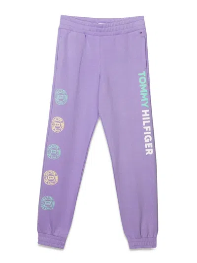 Tommy Hilfiger Kids' Overprint Sweatpant In Purple