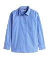 Tommy Hilfiger Oversized Fit Stripe Shirt In Blue Stp