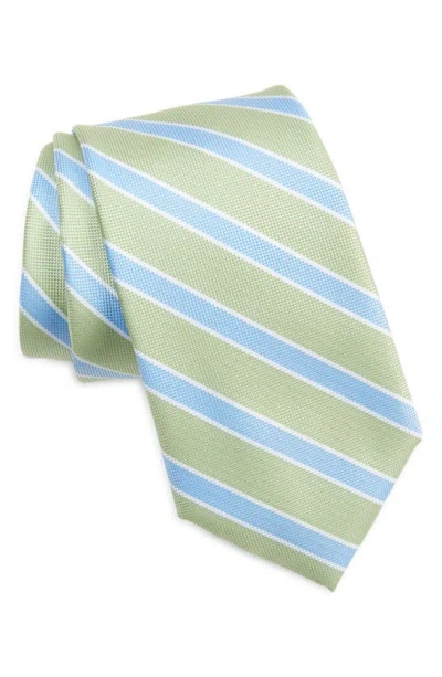 Tommy Hilfiger Oxford Stripe Tie In Green
