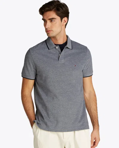 Tommy Hilfiger Oxford Two Tone Tipped Mens Polo