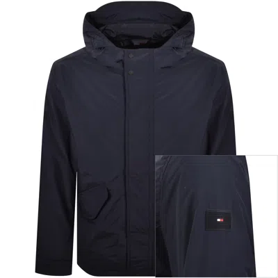 Tommy Hilfiger Packable Hooded Jacket Navy In Blue