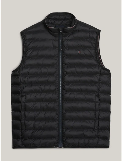 Tommy Hilfiger Packable Puffer Vest In Black