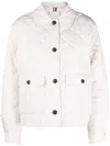 Tommy Hilfiger Padded Diamond-quilted Jacket In Neutrals