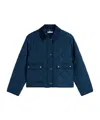 Tommy Hilfiger Padded Flag Quilted Water Repellent Jacket In Blue