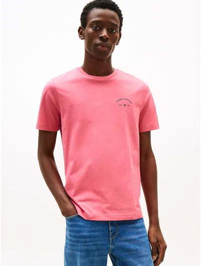 Tommy Hilfiger Palm Tree Graphic T In Pink