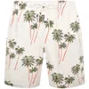 Tommy Hilfiger Palm Tropic Swim Shorts Cream