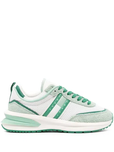 Tommy Hilfiger Panelled Chunky Sneakers In White