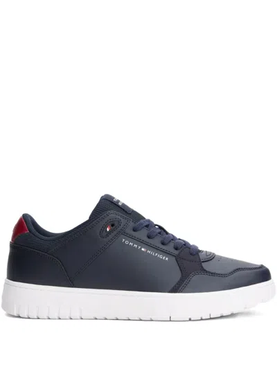 Tommy Hilfiger Panelled Low-top Sneakers In Blue