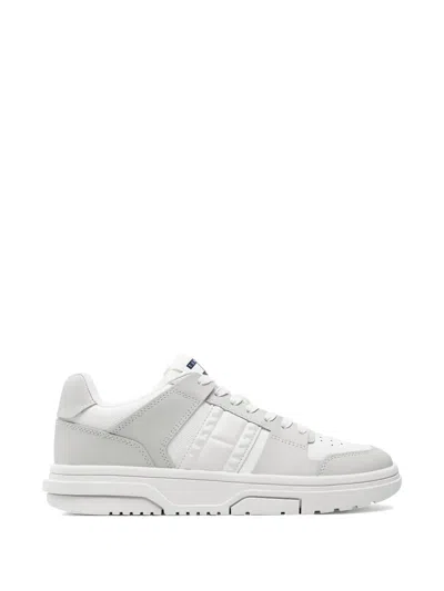 Tommy Hilfiger Panelled Low-top Sneakers In White