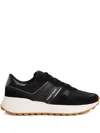 Tommy Hilfiger Panelled Sneakers In Black