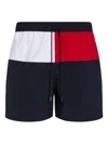 Tommy Hilfiger Panelled Swim Shorts In Blue