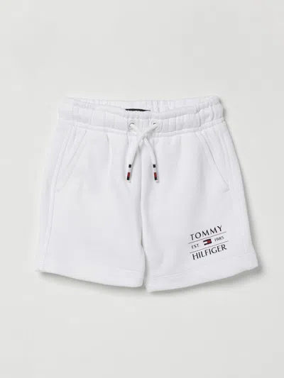 Tommy Hilfiger Kids' Trouseraloncino  Bambino Coloure Bianco