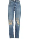 Tommy Hilfiger Ripped Detailing Jeans In Blue