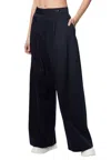 Tommy Hilfiger Pants Wide Leg Co Blend Pant In Blu