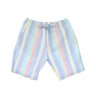 Tommy Hilfiger Pastel Stripe 1 Short Light Powdery Blue/stripe Men's Short Pants In Multi