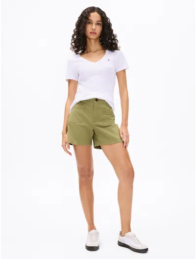 Tommy Hilfiger Patch Pocket Classic 5" Short In Faded Olive