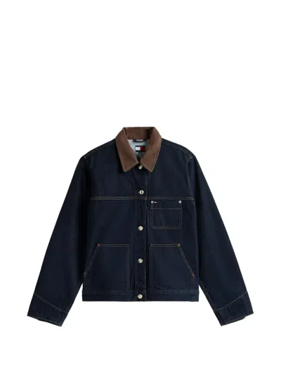 Tommy Hilfiger Patch-pocket Jacket In Blue