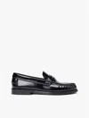 Tommy Hilfiger Patent Leather Penny Loafer In Black