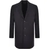 Tommy Hilfiger Pattern Wool Jacket Navy In Navy