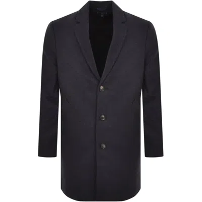 Tommy Hilfiger Pattern Wool Jacket Navy