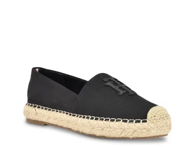 Tommy Hilfiger Peanni Espadrille Flat In Black