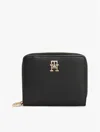 Tommy Hilfiger Pebbled Medium Zip Wallet