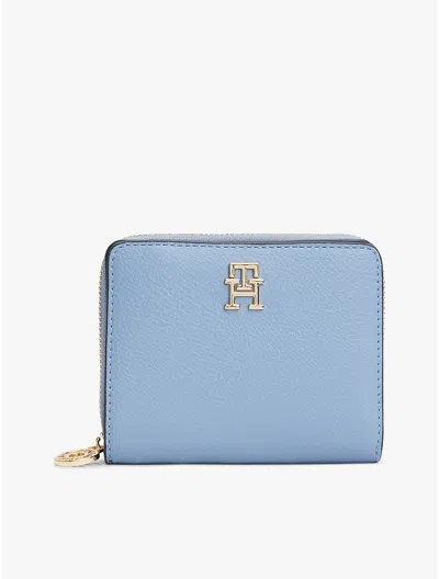 Tommy Hilfiger Pebbled Medium Zip Wallet