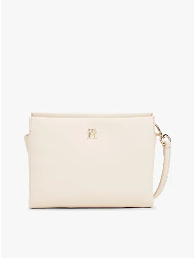 Tommy Hilfiger Pebbled Mini Crossbody Bag In Sugarcane