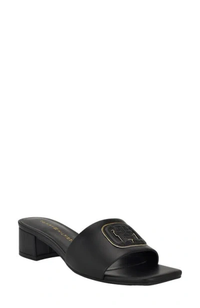 Tommy Hilfiger Penni Slide Sandal In Black