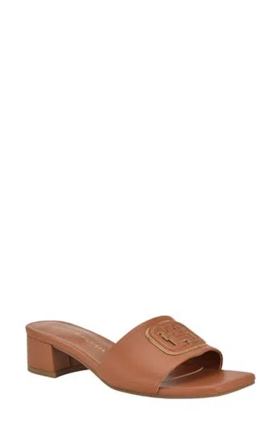 Tommy Hilfiger Penni Slide Sandal In Brown