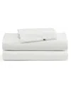 Tommy Hilfiger Performance Cooling Solid 180-thread Count Cotton 4-pc. Sheet Set, King In White