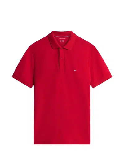Tommy Hilfiger Performance Pique Polo Shirt In Red