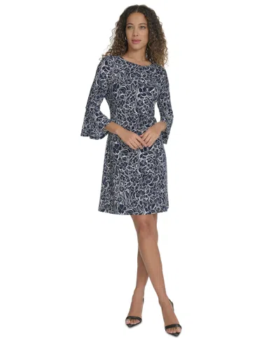 Tommy Hilfiger Petite Floral-print Mini Dress