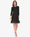 Tommy Hilfiger Petite Jersey Shift Dress In Black