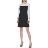 Tommy Hilfiger Colorblock Long Sleeve Dress In Multi