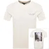 Tommy Hilfiger Photo Print T Shirt Ivory In White